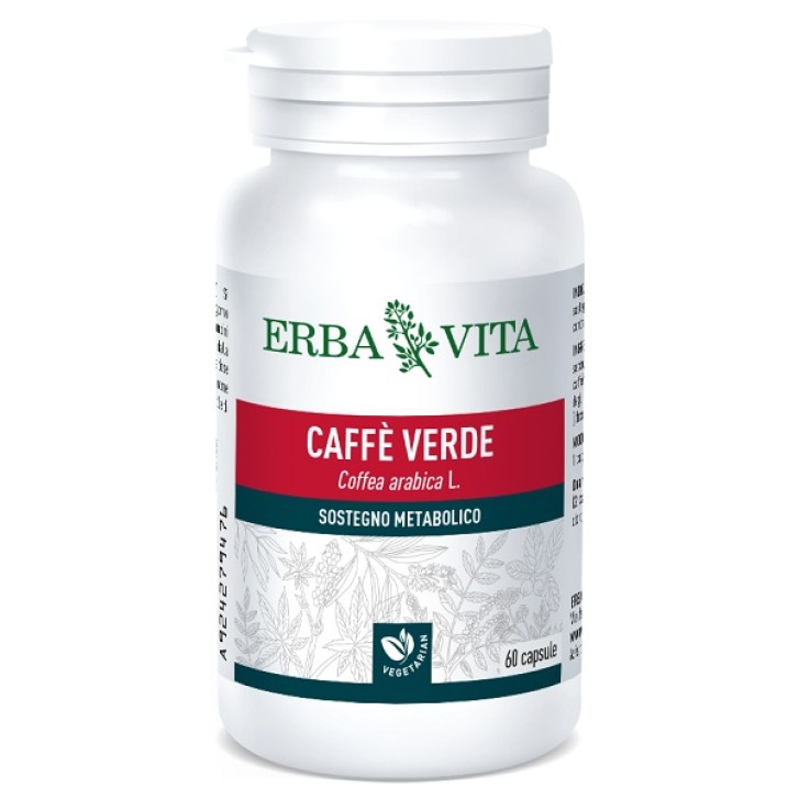 Erba Vita Caffe' Verde 60 Capsule - Integratore Metabolismo