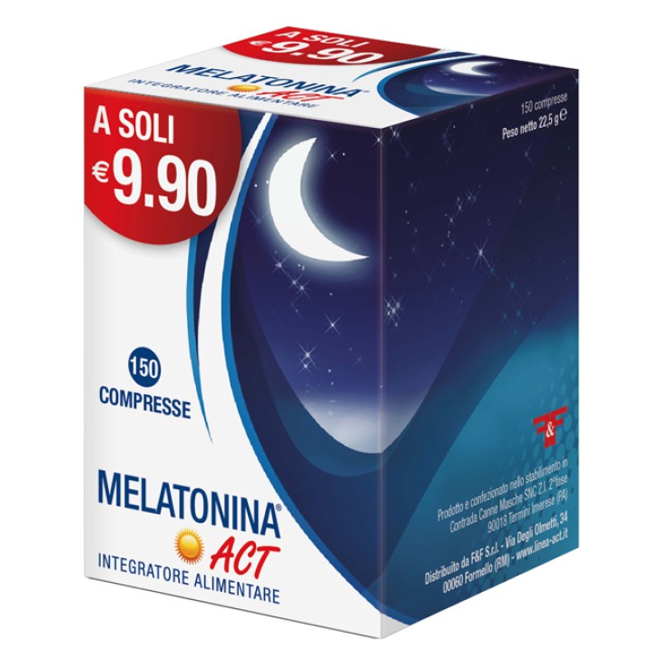 Melatonina Act 1mg 150 Compresse - Integratore Sonno