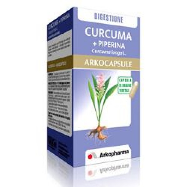 ArkoCapsule Curcuma + Piperina 45 Capsule - Integratore Articolare