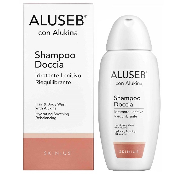 Aluseb Shampoo Doccia con Alukina Lenitivo Riequilibrante Dermatite Seborroica 125 ml