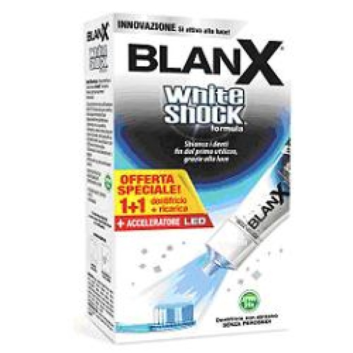 Blanx White Shock 50 ml 2 Pezzi + Led