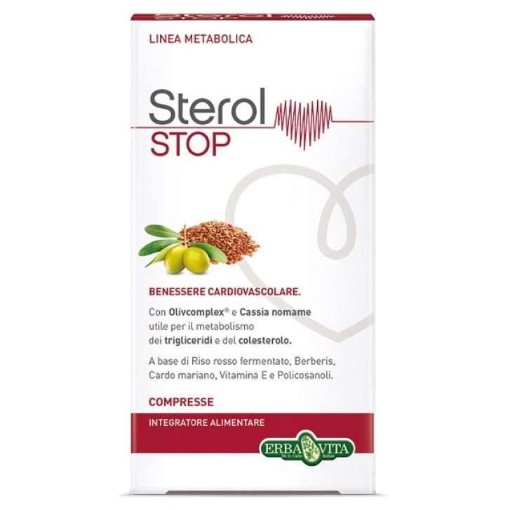 Erba Vita Sterol Stop 30 Compresse - Integratore Cardiovascolare