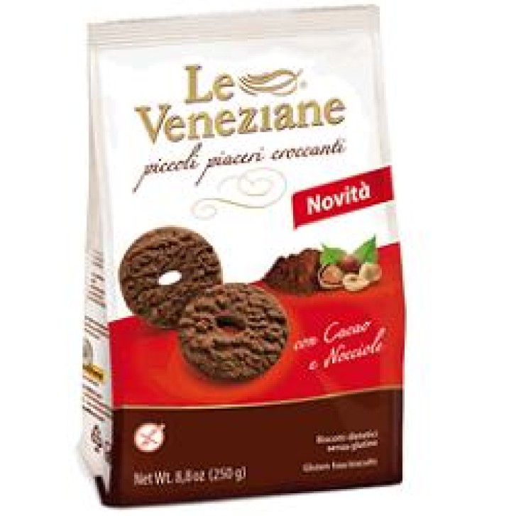 Le Veneziane Biscotti Cacao Nocciola 250 grammi