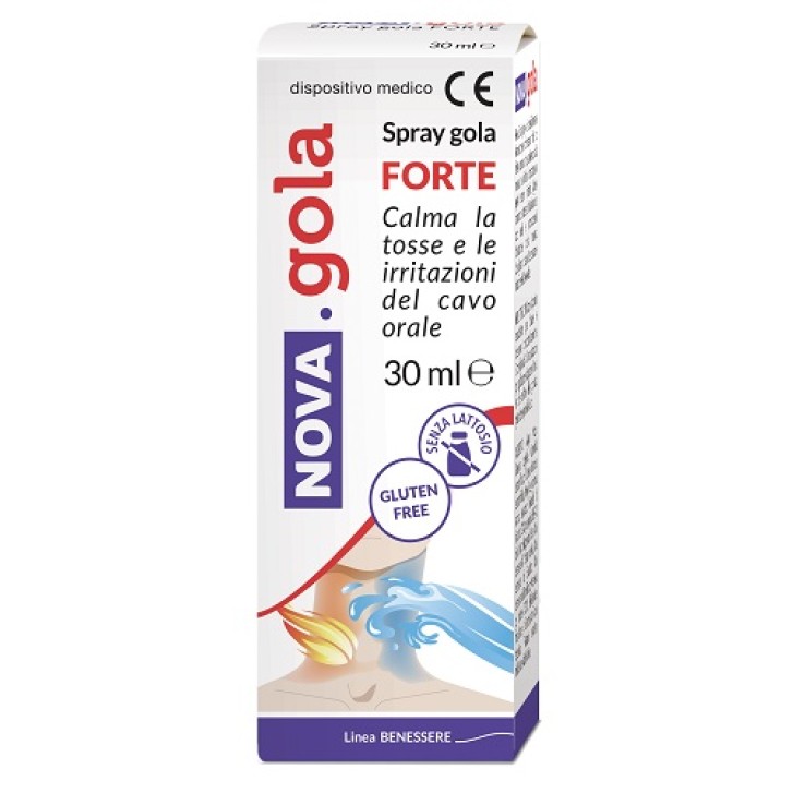 Nova Argentia Gola Spray Forte 30 ml - Integratore Alimentare