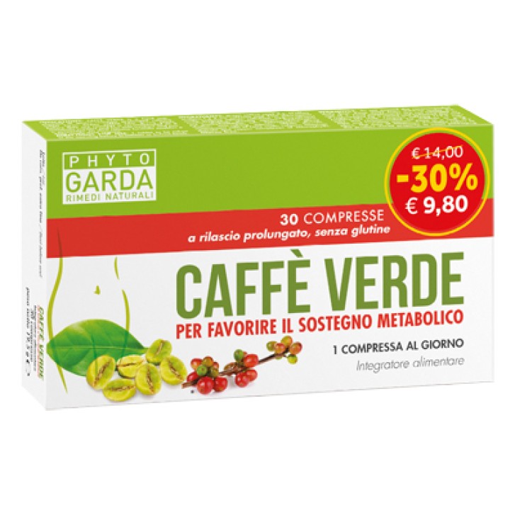 Phyto Garda Caffe' Verde 30 Capsule - Integratore Antiossidante