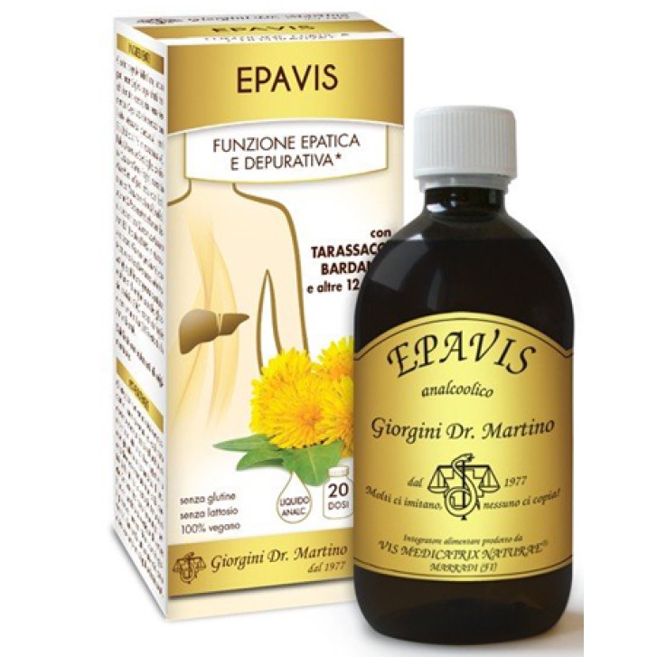 Epavis Liquido Analcolico 500 ml Dr. Giorgini - Integratore Epatico