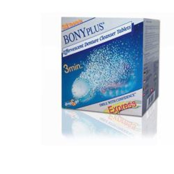 Bonyplus Express Detergente per Protesi Dentaria 56 Compresse
