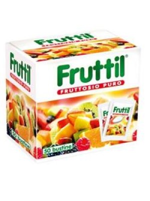 Fruttil 50 Bustine Fruttosio Puro 200 grammi