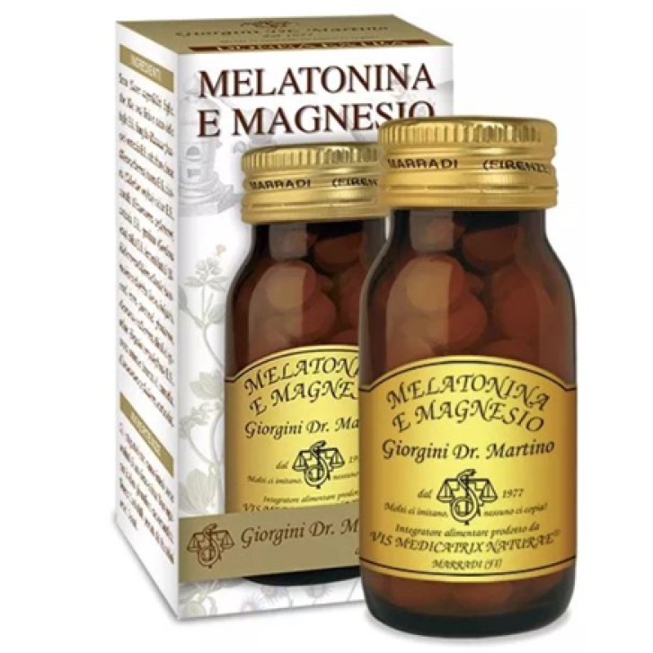 Melatonina e Magnesio 75 Pastiglie Dr. Giorgini - Integratore contro Ansia e Stanchezza