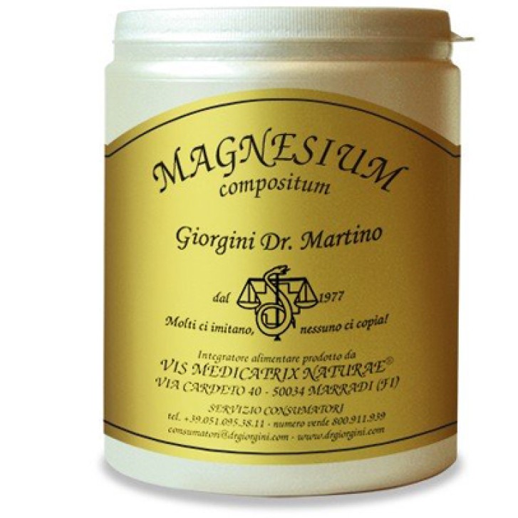 Magnesium Compositum Polvere 500 grammi Dr. Giorgini - Integratore Stanchezza e Nervosismo