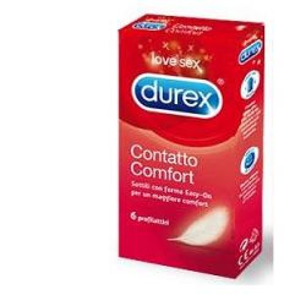 Durex Contatto Comfort 6 Profilattici Sottili