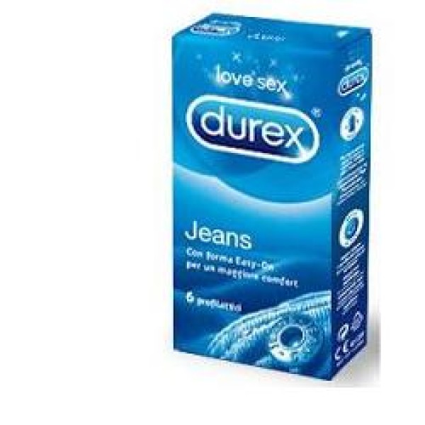 Durex Jeans 6 Profilattici con Forma Easy-On