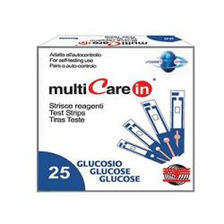 Multicare In Glucosio 50 Strisce