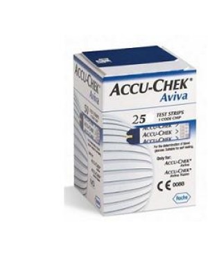 Accu-Chek Aviva Strisce Reattive Glicemia 25 Pezzi