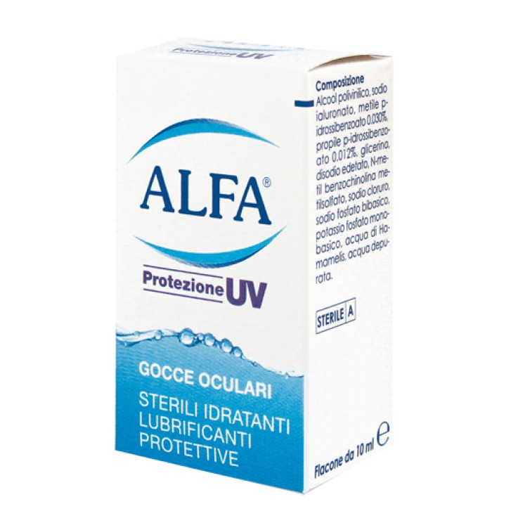 Alfa Protezione UV Gocce Oculari Idratanti Protettive 10 ml