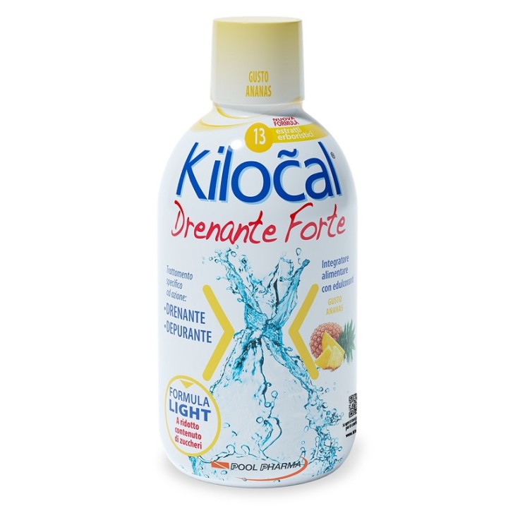 Kilocal Drenante Forte Ananas 500 ml - Integratore Depurativo