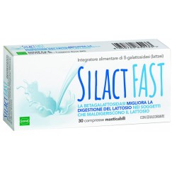 Silact Fast Integratore Alimentare Lattosio 30 Compresse Masticabili