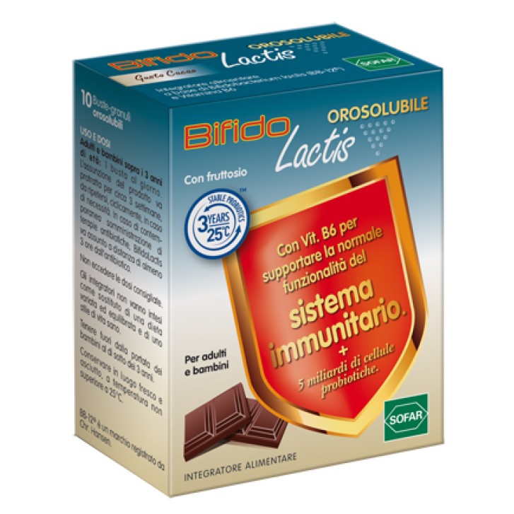 Bifido Lactis 10 Bustine Orosolubili - Integratore Intestinale