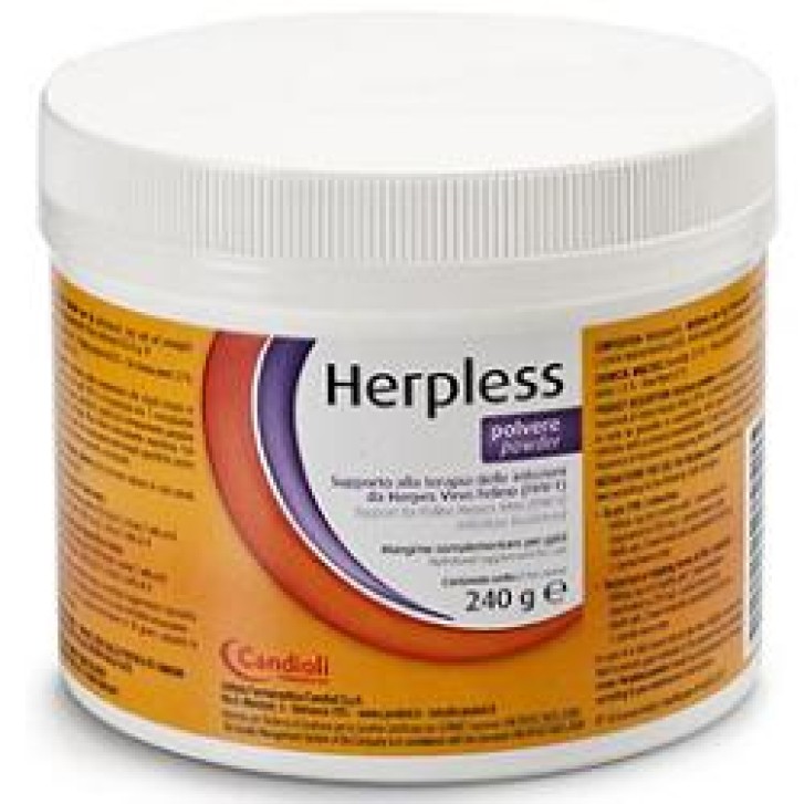 Herpless Polvere Integratore Infezioni Herpes Gatti 240 grammi