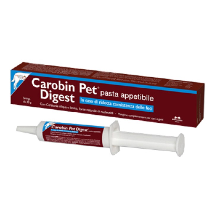 Carobin Pet Pasta Appetibile - Integratore Intestinale Cani e Gatti
