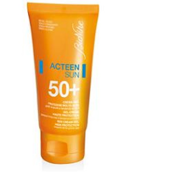 Bionike Acteen Sun Crema Gel SPF 50+ per Pelle Acneica 50 ml