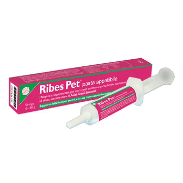 Ribes Pet Pasta Appetibile 30 grammi - Integratore Dermatite Cani e Gatti