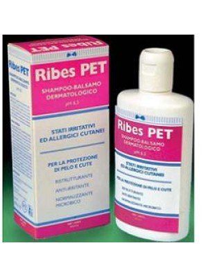 Ribes Pet Shampoo Balsamo Dermatologico Cani e Gatti 200 ml