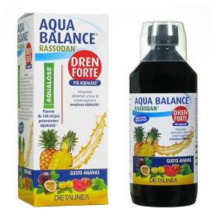 Aqua Balance Dren Forte Ananas + Aqualoss 500 ml - Integratore Drenante
