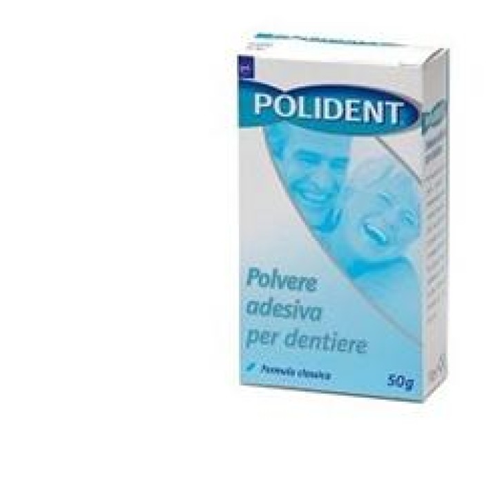 Polident Polvere Adesiva per Protesi Dentaria 50 grammi