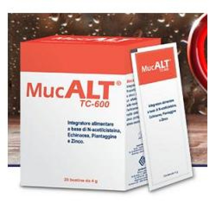Mucalt TC-600 20 Bustine - Integratore Benessere Vie Respiratorie