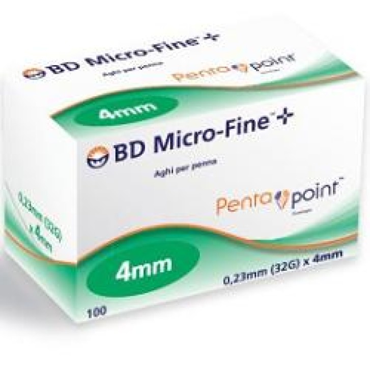 BD Microfine Aghi per Siringhe di Insulina G32 4 mm 100 pezzi