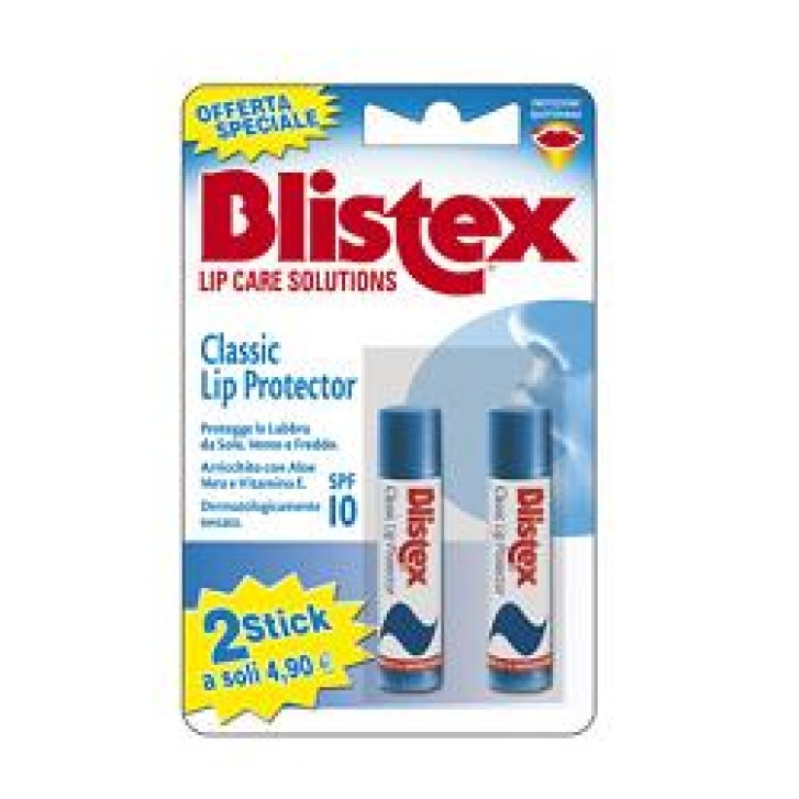 Blistex Classic Lip Protector SPF 10 Balsamo Labbra 2 Stick