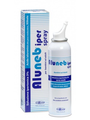 Aluneb Iper Spray Nasale Soluzione Isotonica 3% Decongestionante 125 ml