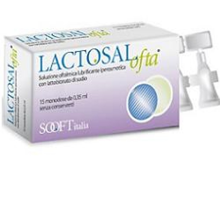 Lactosal Ofta Soluzione Oftalmica Lubrificante Iperosmotica 15 Flaconcini