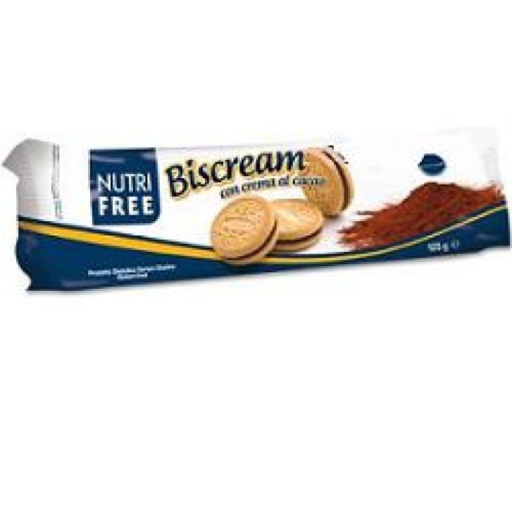 Nutrifree Biscream con Crema al Cacao 125 grammi