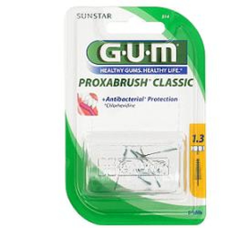 Gum Proxabrush Classic 514 - Scovolino Interdentale Conico 1,3 mm 8 pezzi