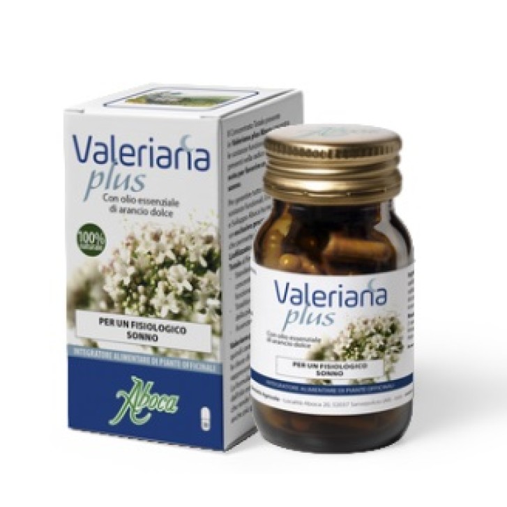 Aboca Valeriana Plus Concentrato Totale 30 Opercoli - Integratore Sonno