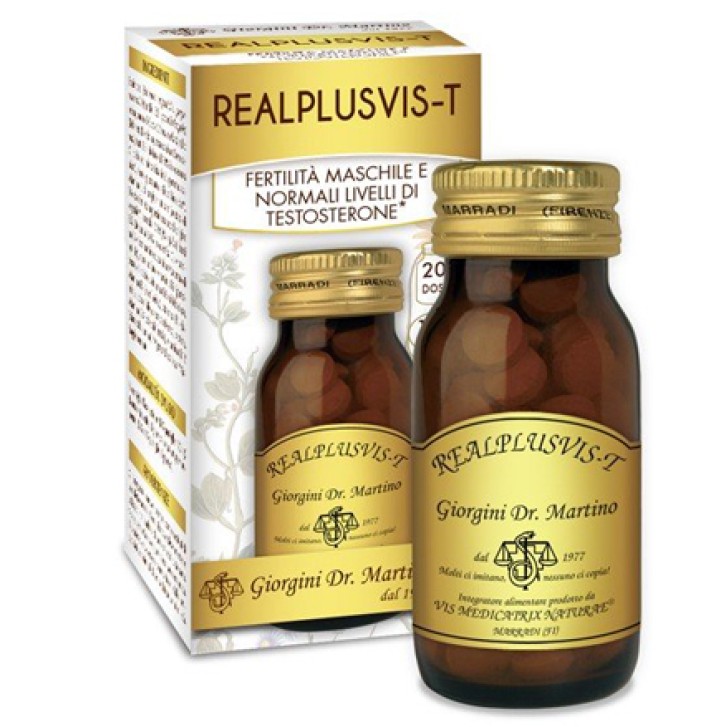 Realplusvis-T 100 Pastiglie Dr. Giorgini - Integratore Tono Psicofisico
