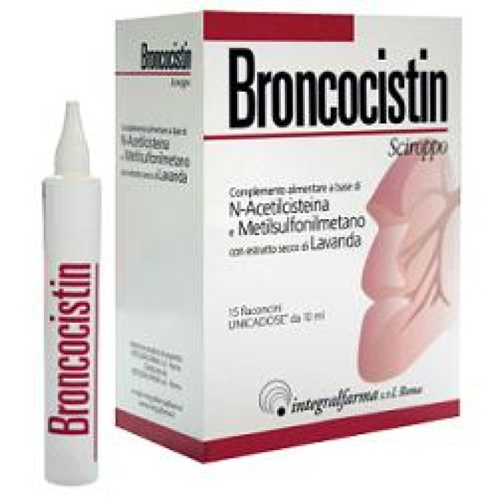 Broncocistin 15 Flaconcini 10 ml - Integratore Alimentare