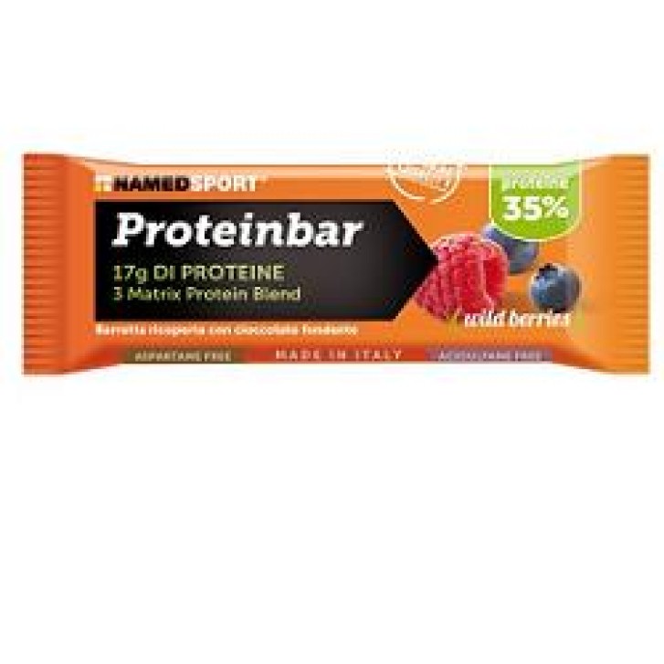 Named Sport Proteinbar Wild Berries 50 grammi - Barretta Proteica