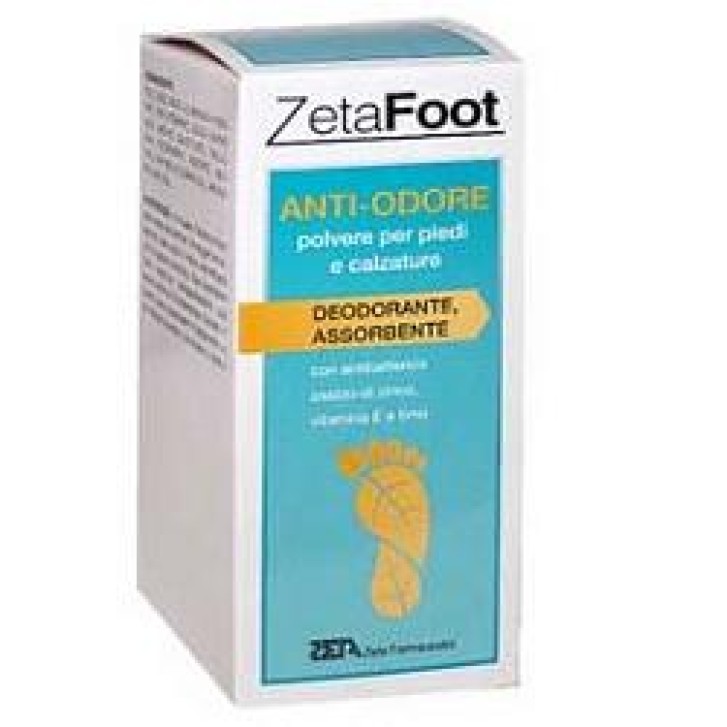 Zeta Footing Polvere Anti Odore per Piedi e Calzature 75 grammi