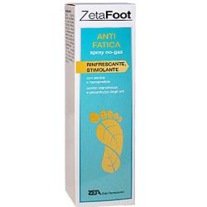 Zeta Footing Anti-Fatica Spray Rinfrescante e Stimolante Piedi 100 ml