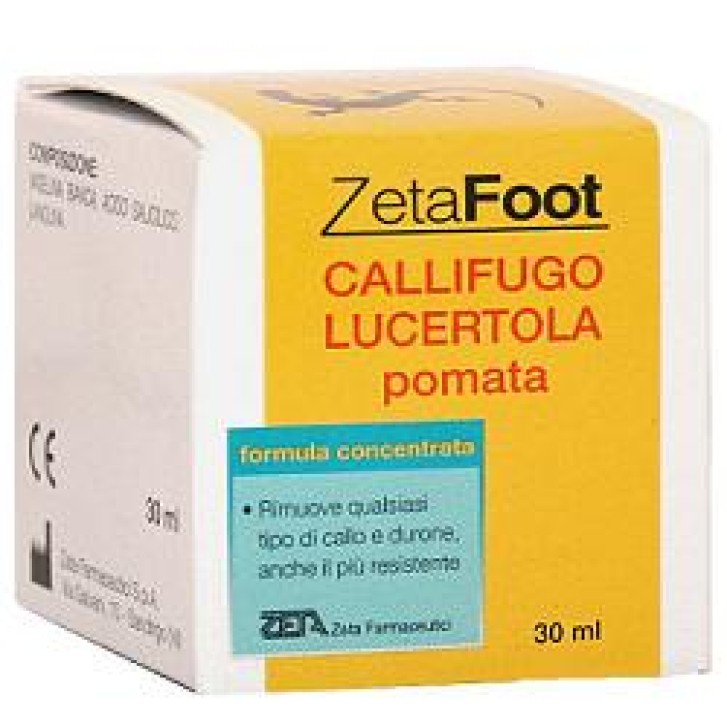 Zeta Footing Callifugo Lucertola Pomata per Rimozione Calli 30 ml