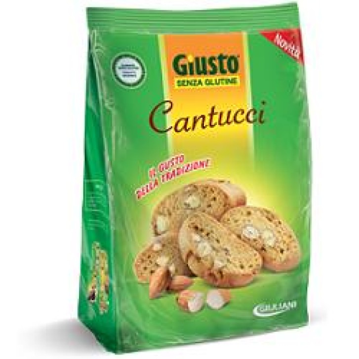 Giusto Senza Glutine Cantucci Biscotti alle Mandorle Gluren Free 200 grammi