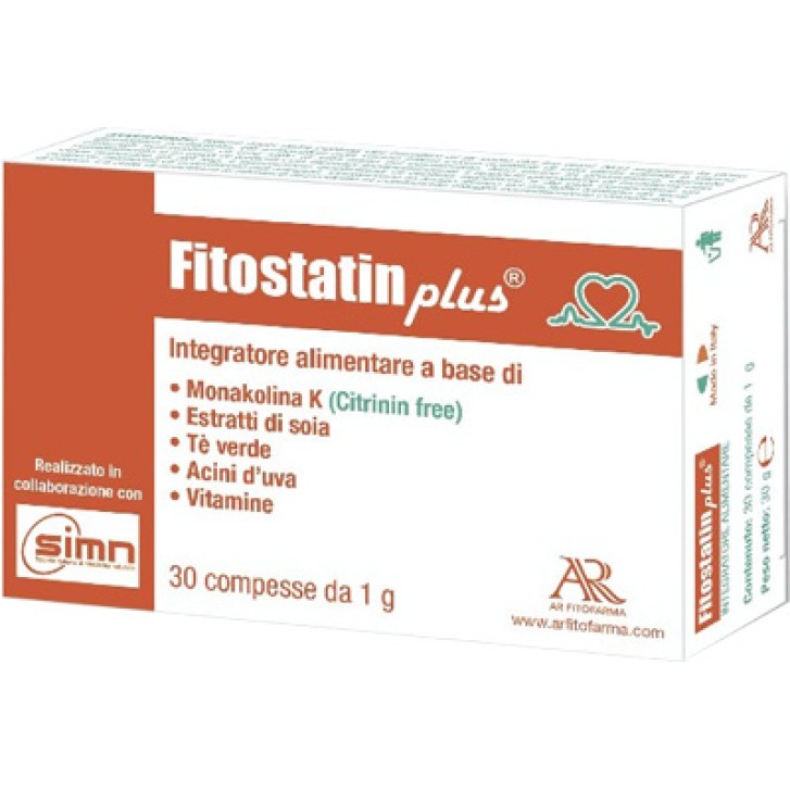 Fitostatin Plus 30 Compresse - Integratore per il Controllo del Colesterolo