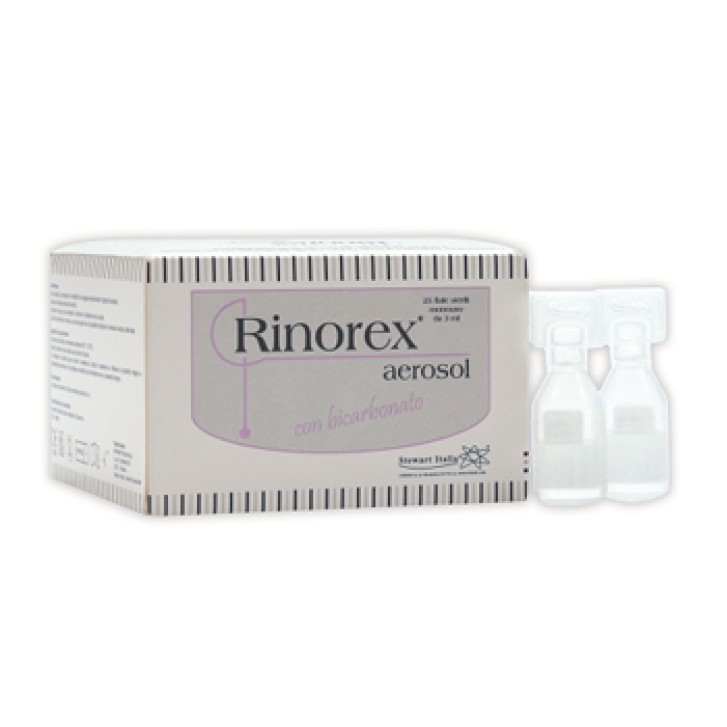 Rinorex Aerosol con Bicarbonato 25 Fiale 3 ml