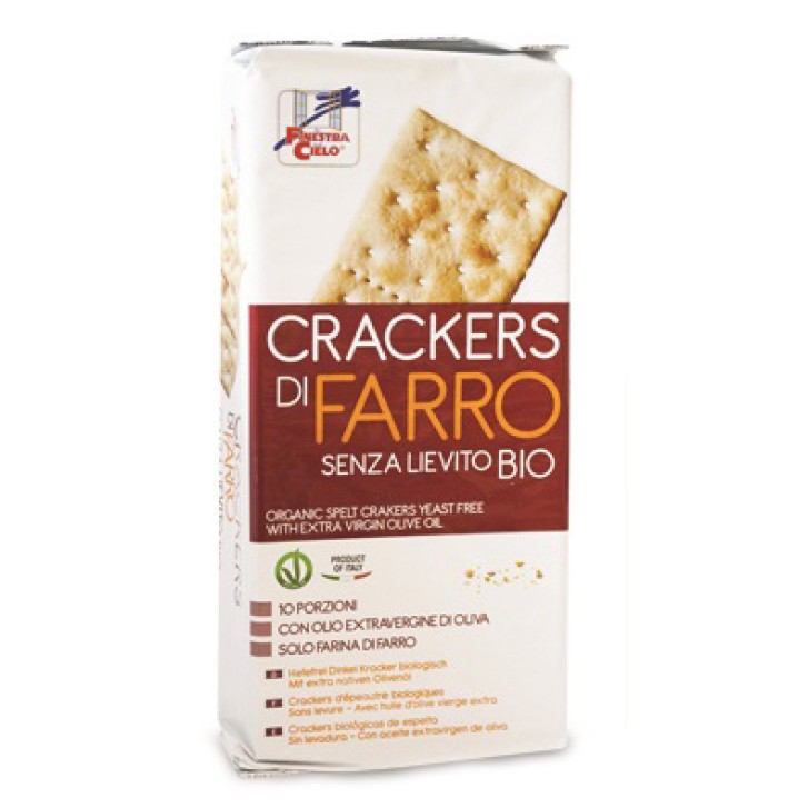 La Finestra sul Cielo Crackers di Farro Senza Lievito 280 grammi