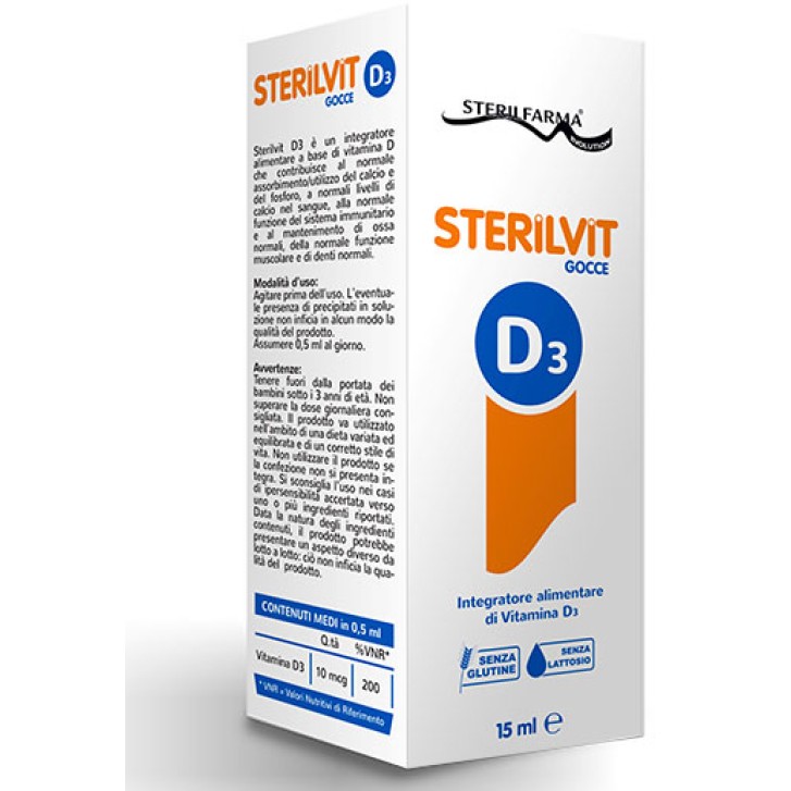 Sterilvit D3 Gocce 15 ml - Integratore di Vitamina D