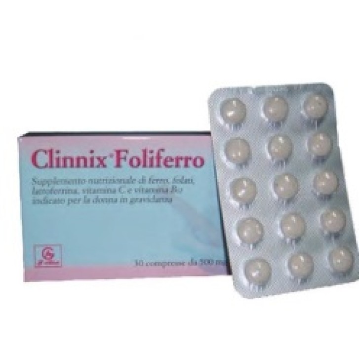 Clinnix Foliferro 30 Compresse - Integratore Alimentare