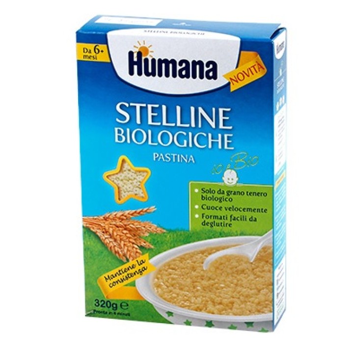 Humana Pastina Bio Stelline 320 grammi